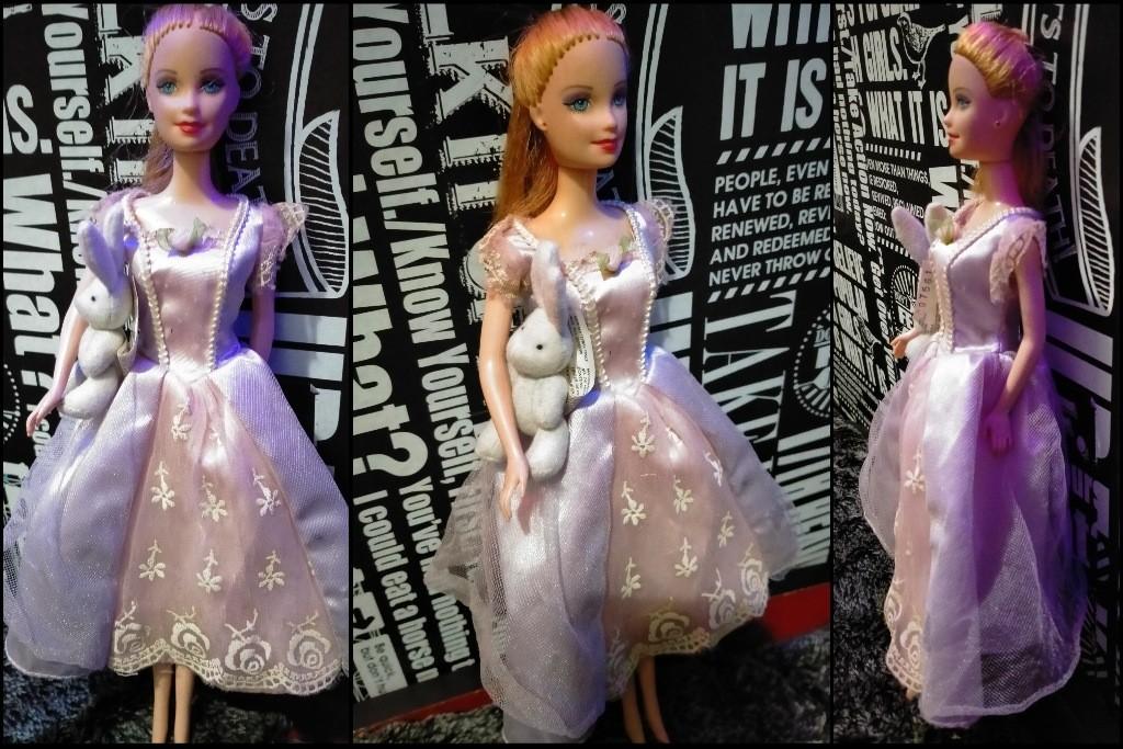 barbie rapunzel dress