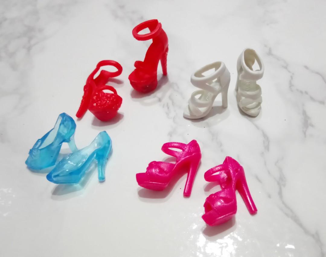 barbie shoes set