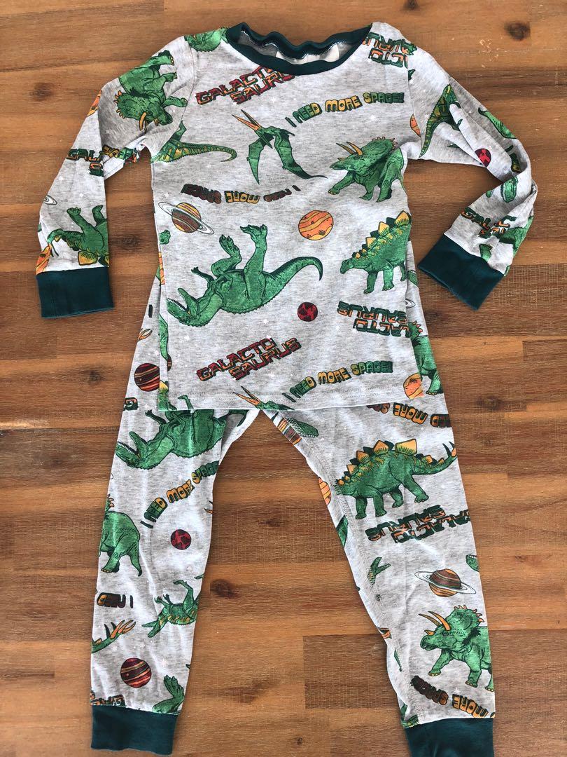 Barely worn H M Dinosaur Pyjamas size 2 4 Babies Kids Babies Kids Fashion on Carousell
