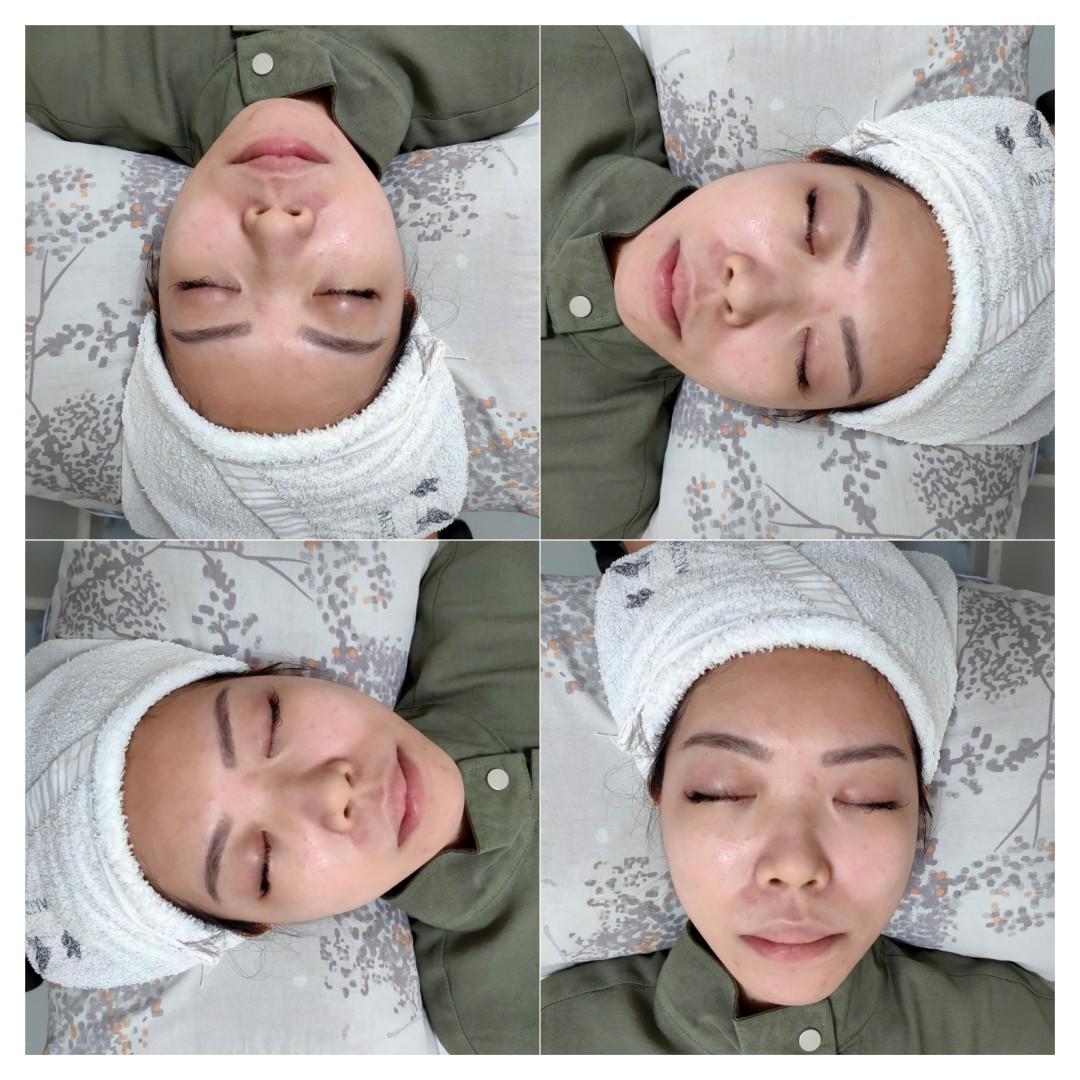 BB GLOW TREATMENT (Category: Makeup) located in Singapore. Submitted by lashes_ashes (Listing ID 1029775492, Image 2). Description: Have you tried the latest KOREAN BB WATERSHINE/BB Glow which gives you flawless skin when you wake up? It is now available at $68 (up $88). No pain, no downtime, immediate results after 1 session! Procedures: 1. Preparation step: Double cleansing + Scrub 2. Conditioning step: hydrating with EMS, LED RED light to Mass