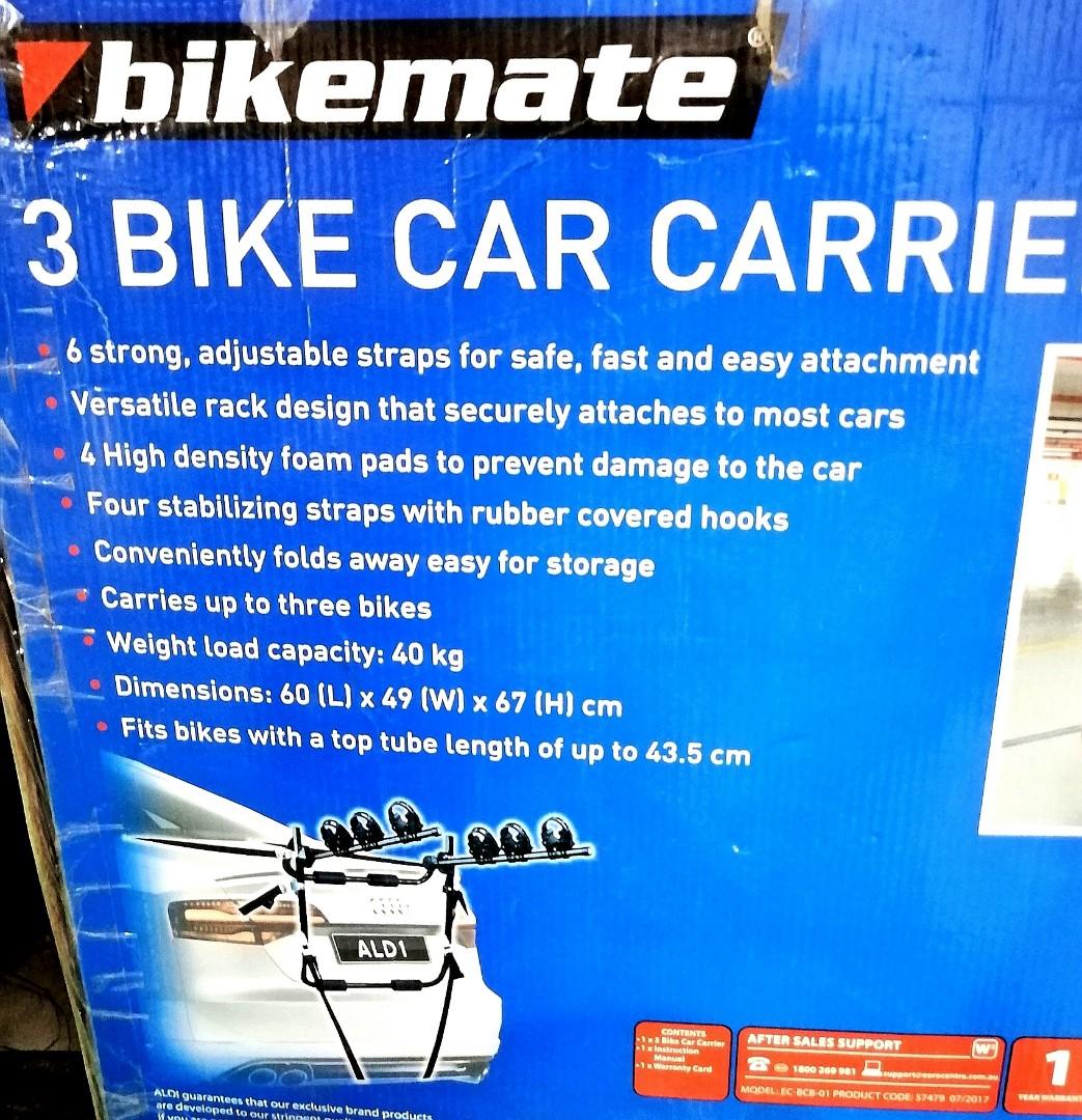 Bikemate 3 bike trunk cheap rack