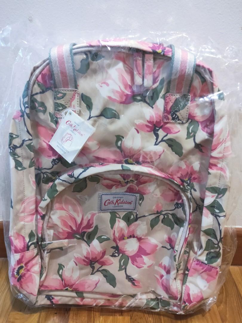 Brand new Cath Kidston multi pocket backpack Women s Fashion Bags Wallets Backpacks on Carousell