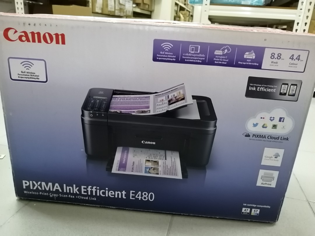 Canon PIXMA E480 Computers Tech Printers Scanners