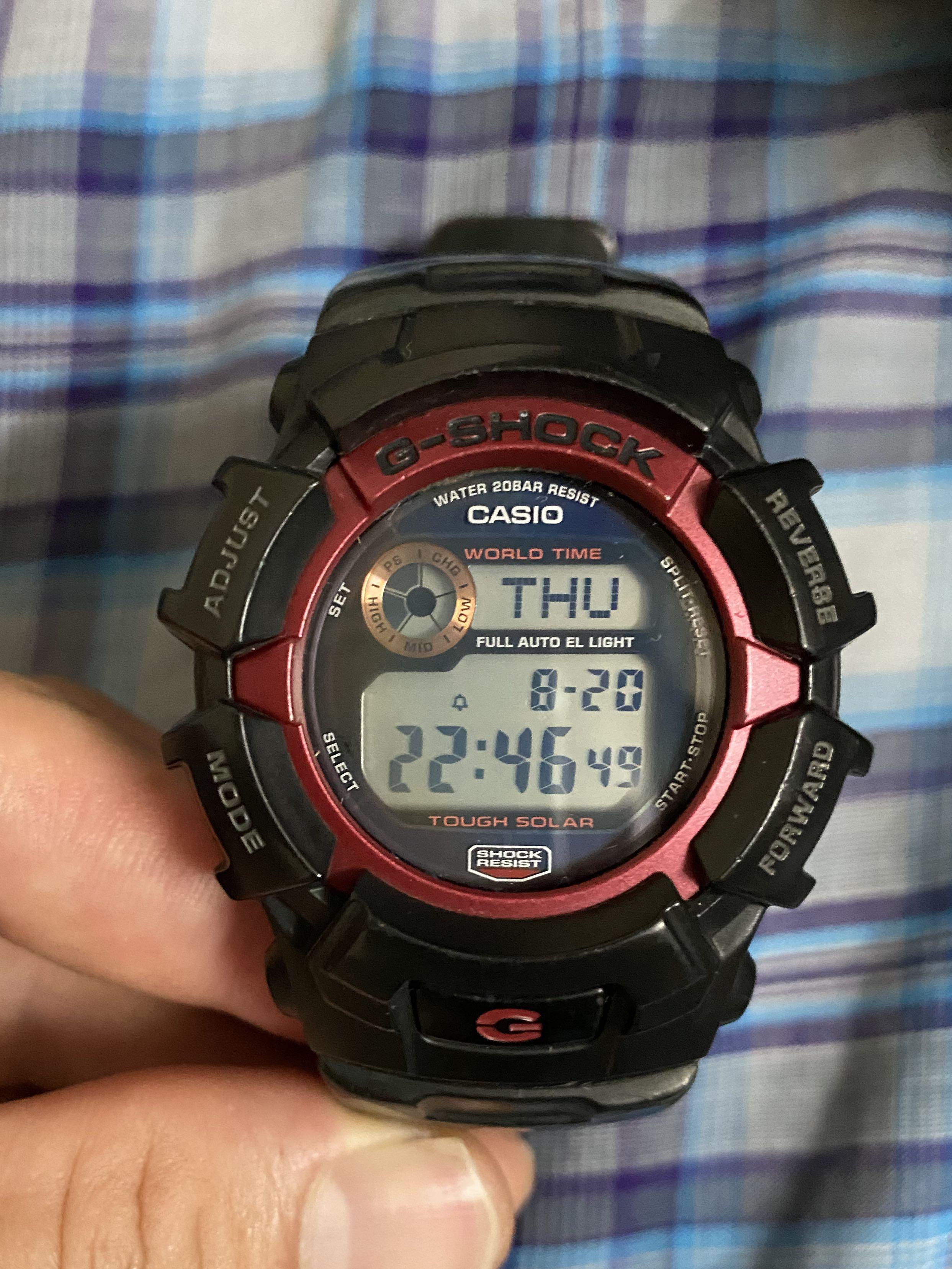 CASIO G-SHOCK G-2300F (100% REAL&WORK, 75% NEW), 名牌, 手錶- Carousell