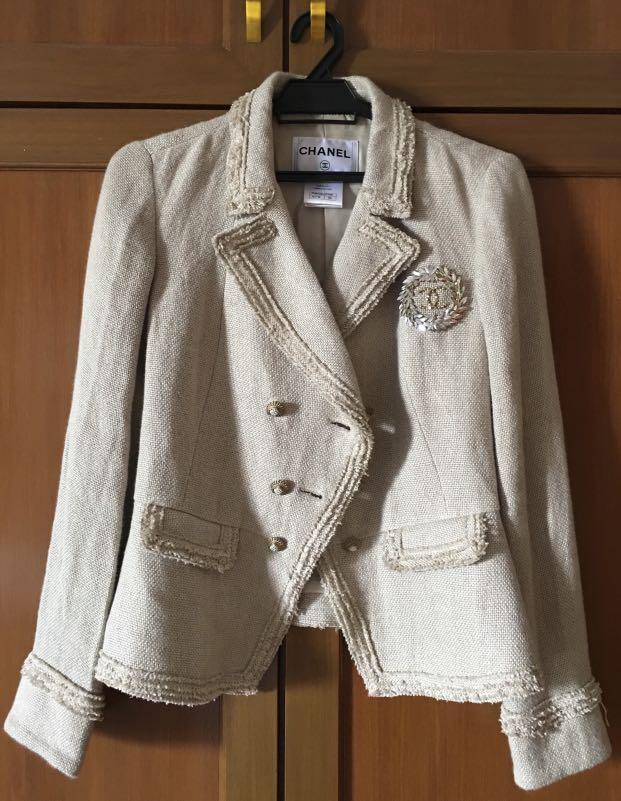 Chanel linen jacket Clearance
