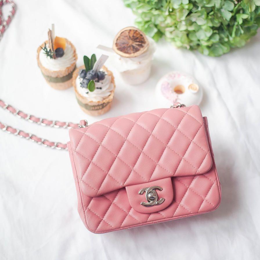 Chanel 2020 pink bag