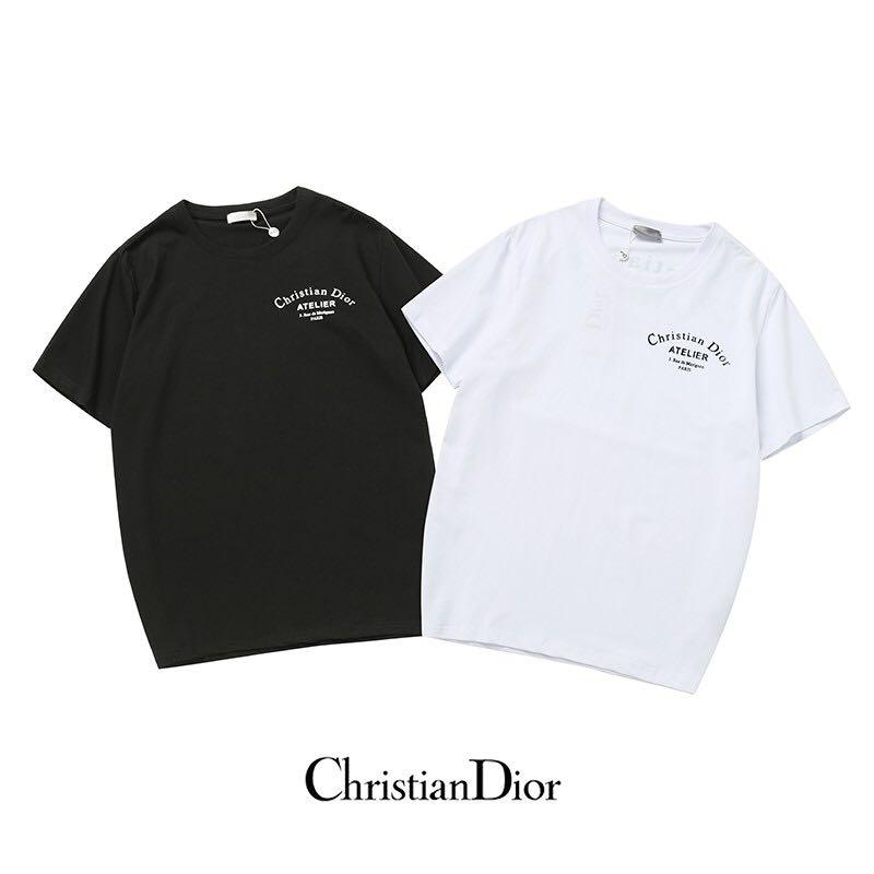CHRISTIAN DIOR ATELIER TShirt Relaxed Fit Black Cotton Jersey  DIOR