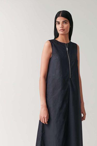 Cos asymmetric layered dress