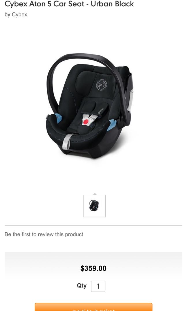 Cybex aton hotsell 5 urban black