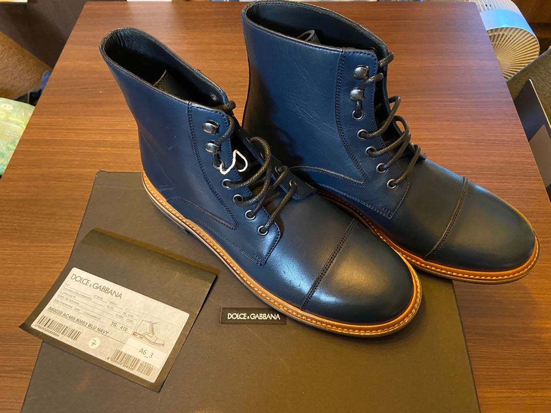 D&G men Ankle Boots, 男裝, 鞋, 靴 Carousell