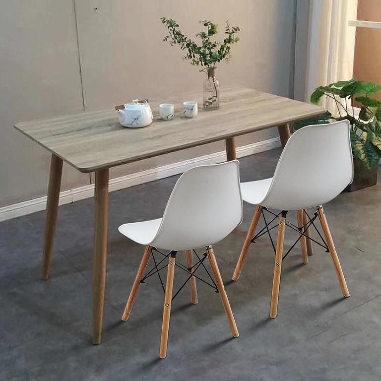 Dining Table Study Table with 2Chairs, Furniture & Home Living ...