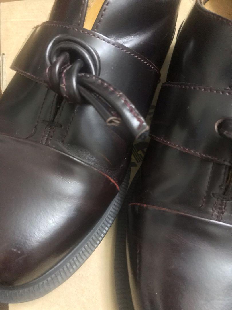 Dr Martens Eliza Cherry Red Women s Fashion Footwear Boots on