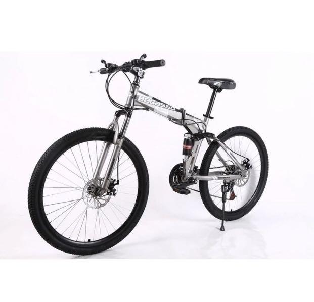 EcoSport Begasso 26 Inch Full Double Suspension Foldable Bike Bicycle Folding Bike 26
