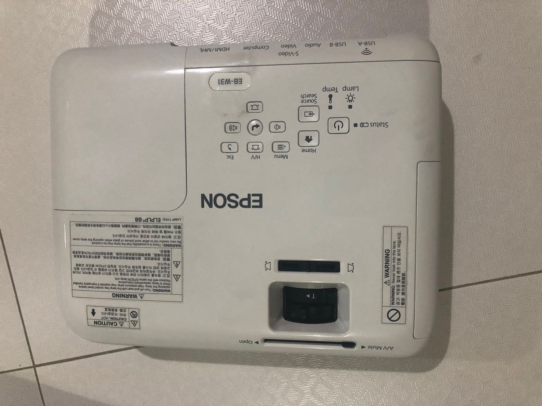 Epson Projector Eb W31 Electronics Others On Carousell