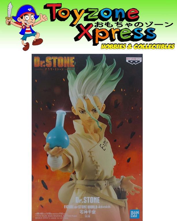 Figure Of Stone World Kingdom Of Stone Dr Stone Senku Ishigami Hobbies Toys Toys Games On Carousell