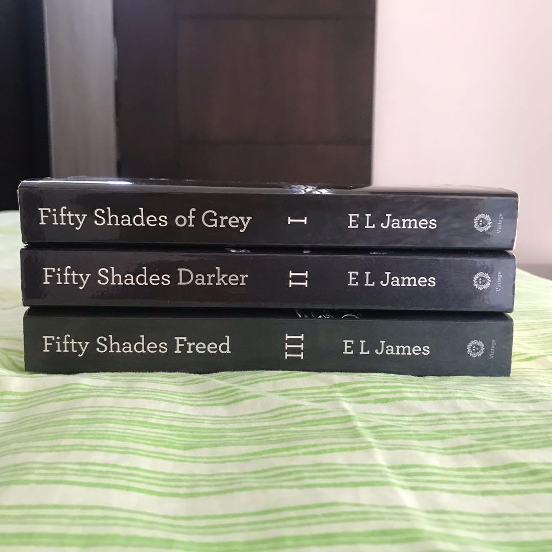 Free Shipping Fifty Shades Trilogy Set El James Hobbies Toys Books Magazines Fiction Non Fiction On Carousell