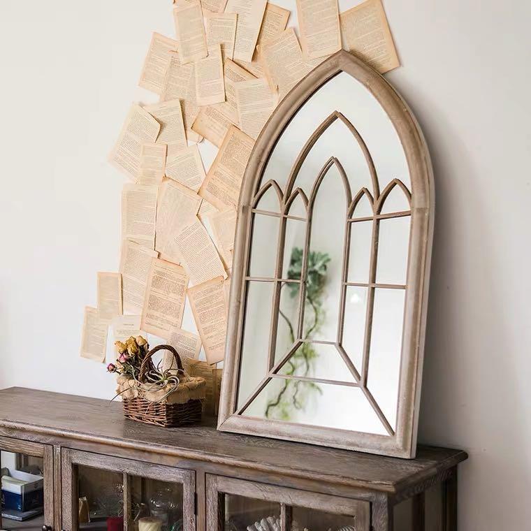 French Styled Wooden Mirror Bella Furniture Home Decor Others On Carousell