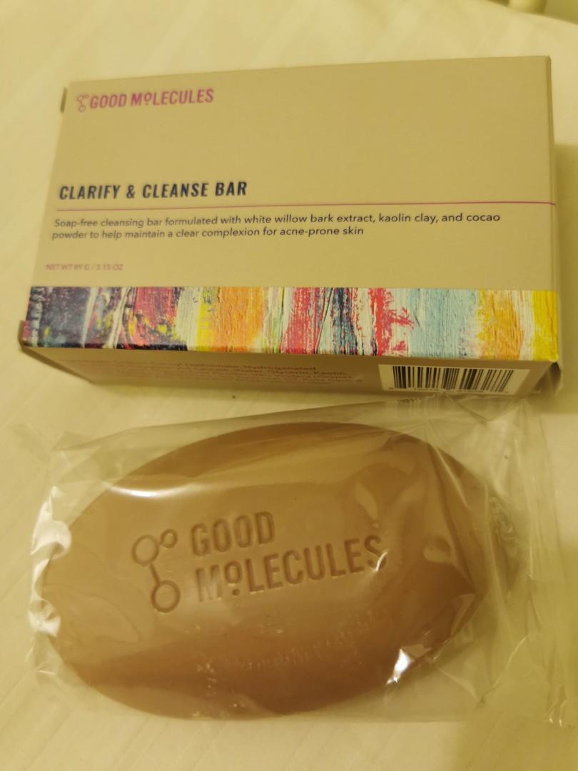 Good molecules clarify & cleanser bar, 美容＆化妝品, 沐浴＆身體護理, 沐浴及身體護理 身體護理
