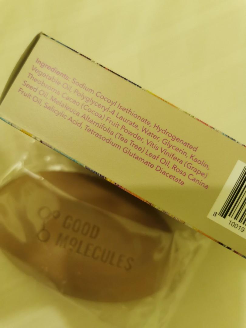 Good molecules clarify & cleanser bar, 美容＆化妝品, 沐浴＆身體護理, 沐浴及身體護理 身體護理