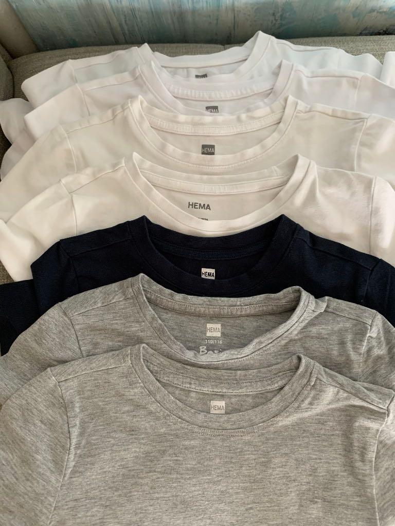 Kleuterschool nietig effect Hema organic cotton t-shirt top 5-6y 110-116 cm, Babies & Kids, Babies &  Kids Fashion on Carousell