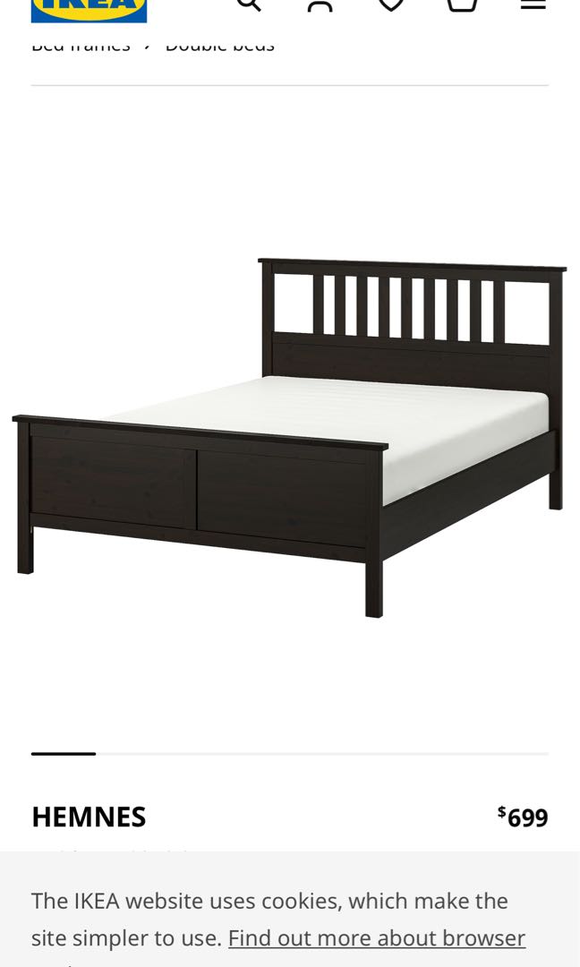 Hemnes Ikea Bedframe Furniture Beds Mattresses On Carou - Are Ikea Beds Standard Us Size Hemnes Ikea Bedframe Furniture Beds Mattresses On Carou - Are Ikea Beds Standard Us Size