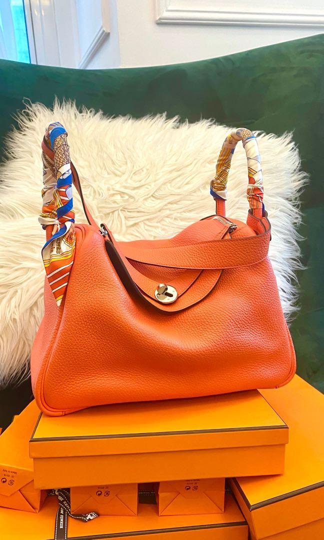 Hermes lindy orange discount