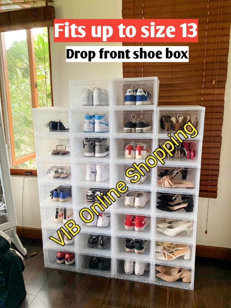 Shoe Box Clear/White Hi-Top, Men's 