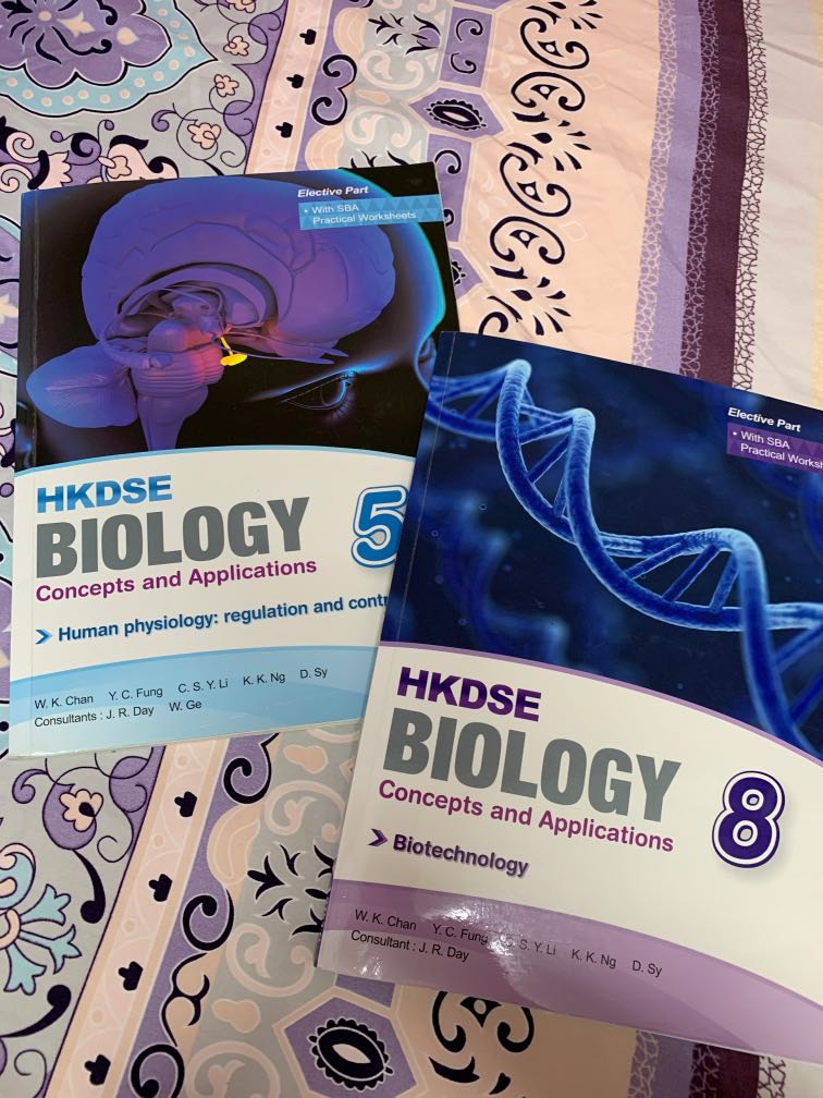 HKDSE biology concepts and applications Book5&8, 興趣及遊戲, 書本 & 文具, 教科書 ...