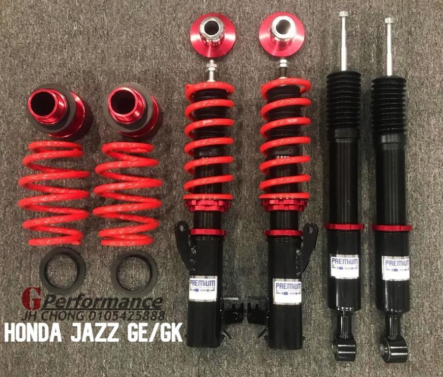 Honda Jazz Ge Gk City Gm2 Gm6 Premium Shock Absorber Adjustable Suspension Coilover Auto Accessories On Carousell