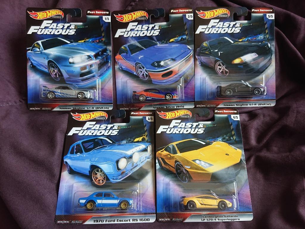 Hot Wheels Fast Furious Premium Box set Fast Imports Wave 1