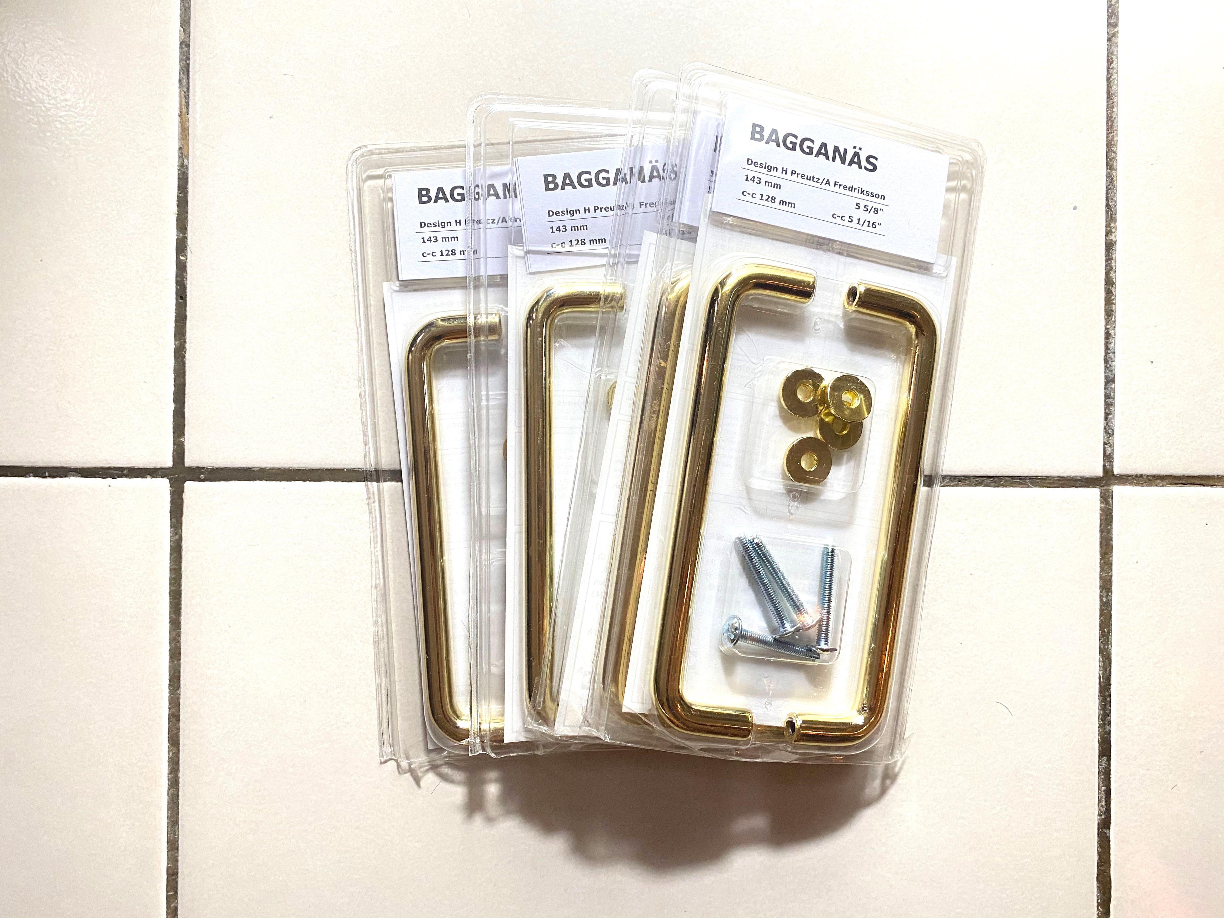 IKEA BAGGANAS Door Handle Gold Mint, Furniture & Home Living, Furniture,  Tables & Sets on Carousell