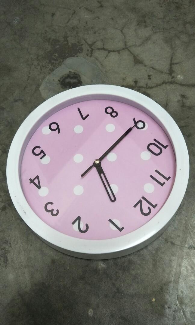 Ikea Wall Clock Home Furniture Home Decor On Carousell