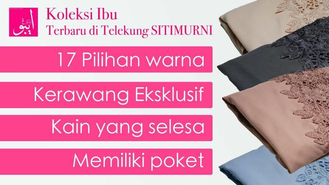 Instock Telekung Siti Murni Women S Fashion Muslimah Fashion Hijabs On Carousell