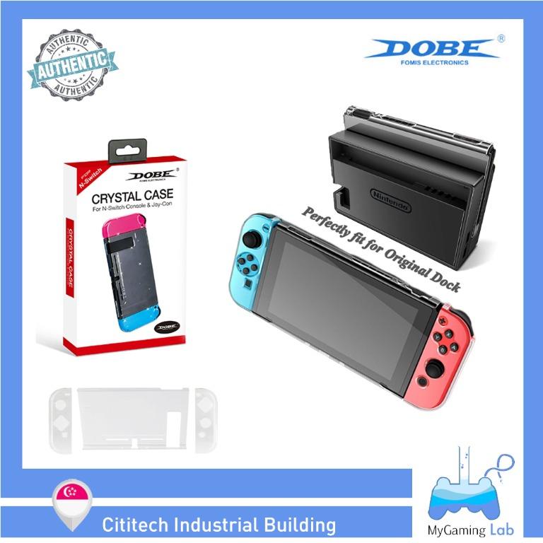 dobe crystal case for nintendo switch