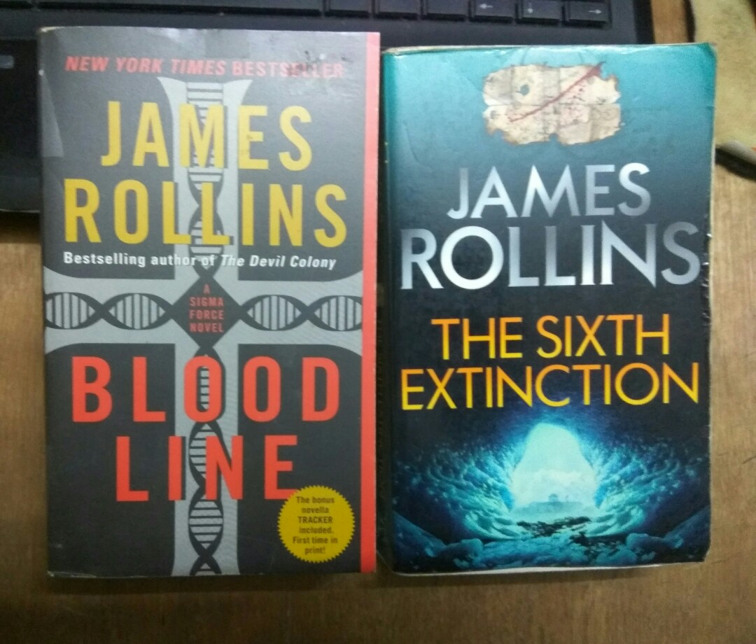 James Rollins Books Books Stationery Books On Carousell