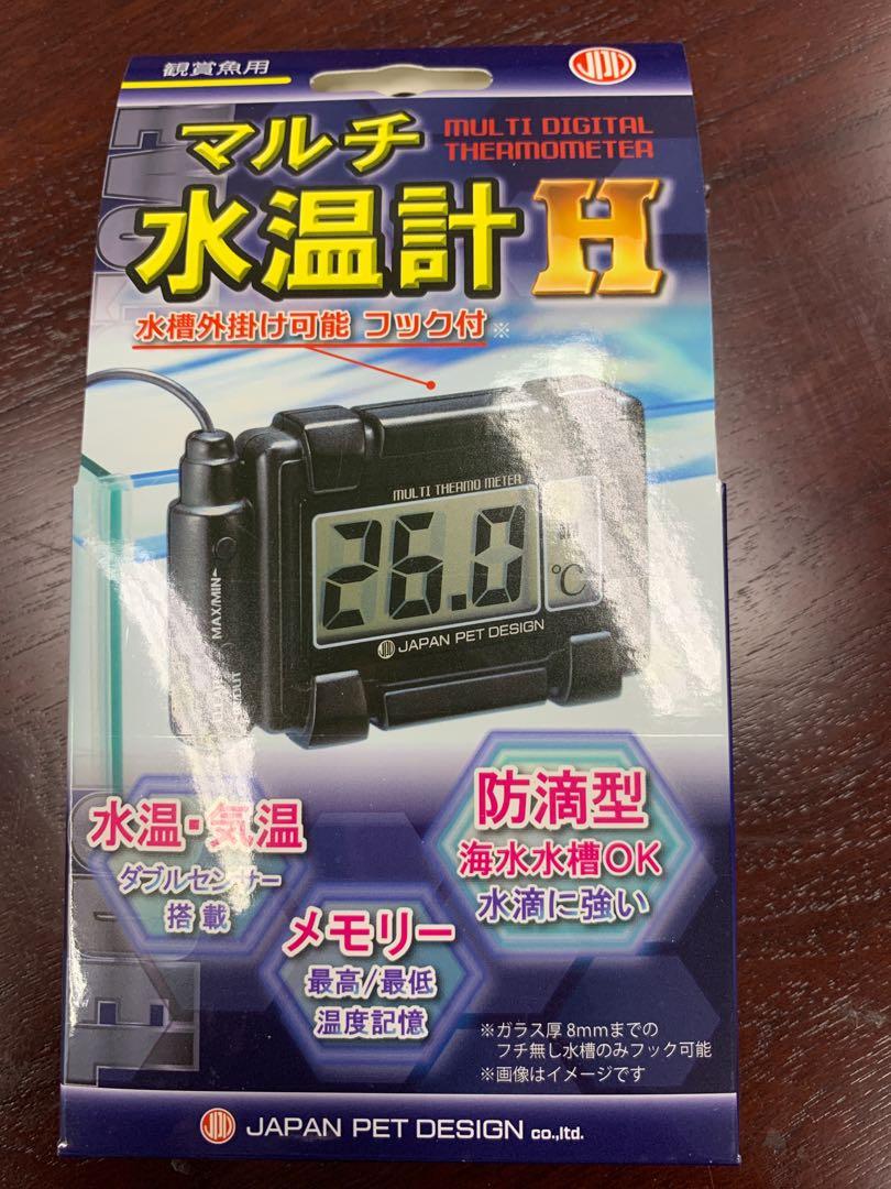 Japan Pet Design Multi Digital Thermometer 觀賞魚用水溫計H, 寵物用品, 寵物家品及其他 Carousell