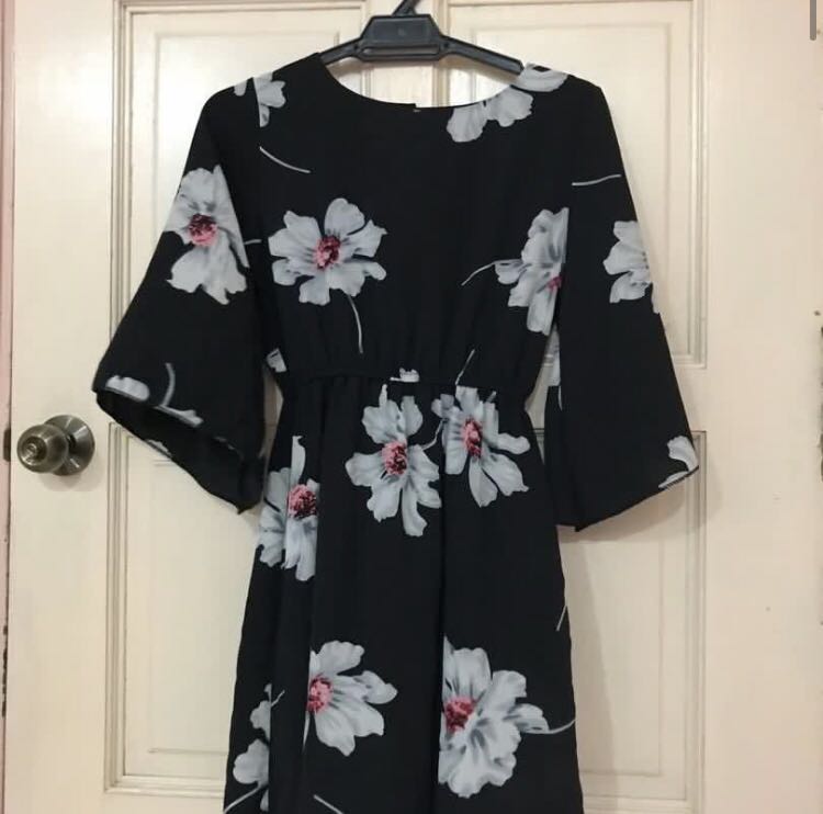 japanese floral dress