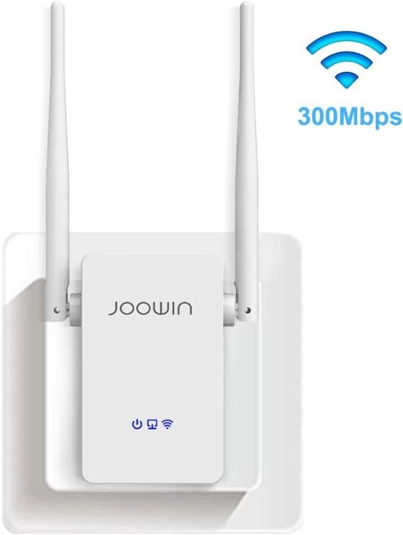 Joowin Wifi Booster Wifi Range Extender Booster 300mbps 2 4ghz Wifi Repeater Access Point Router Mode Boosting Wifi Coverage Wps Function Ethernet Port Dual Antennas Electronics Others On Carousell