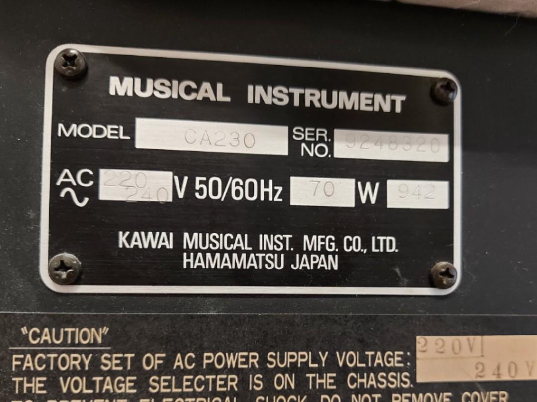 Kawai ca230 deals