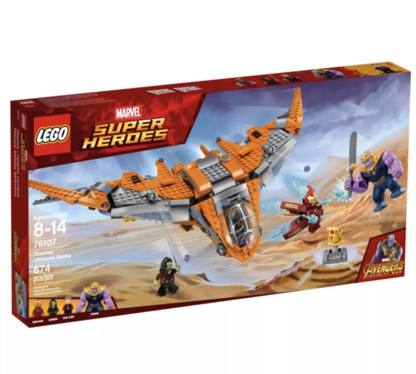 LEGO 76107 Marvel Avengers Thanos Ultimate Battle Playset The