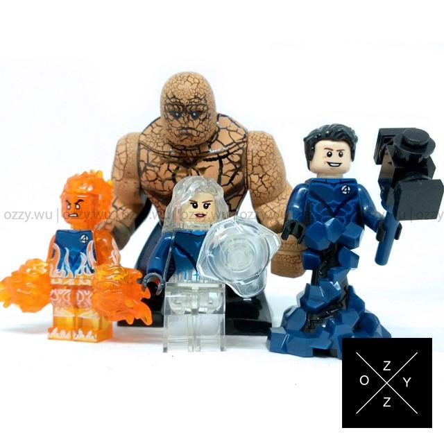 Lego fantastic four minifigures top