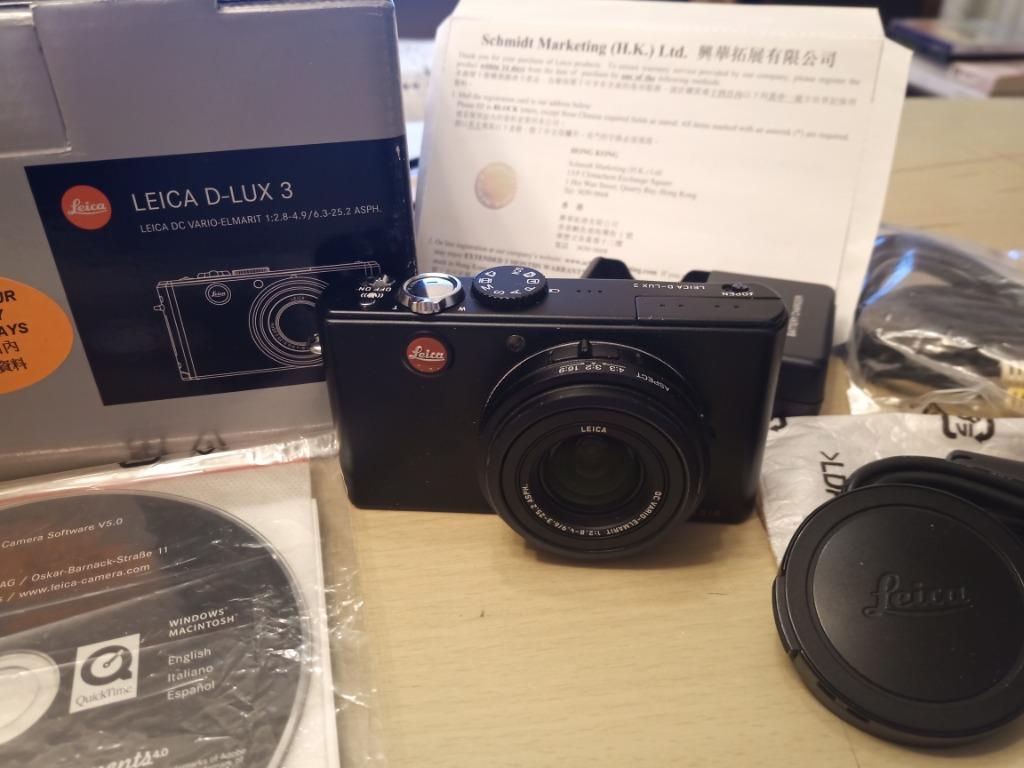 Leica D-LUX 3, 攝影器材, 鏡頭及裝備- Carousell