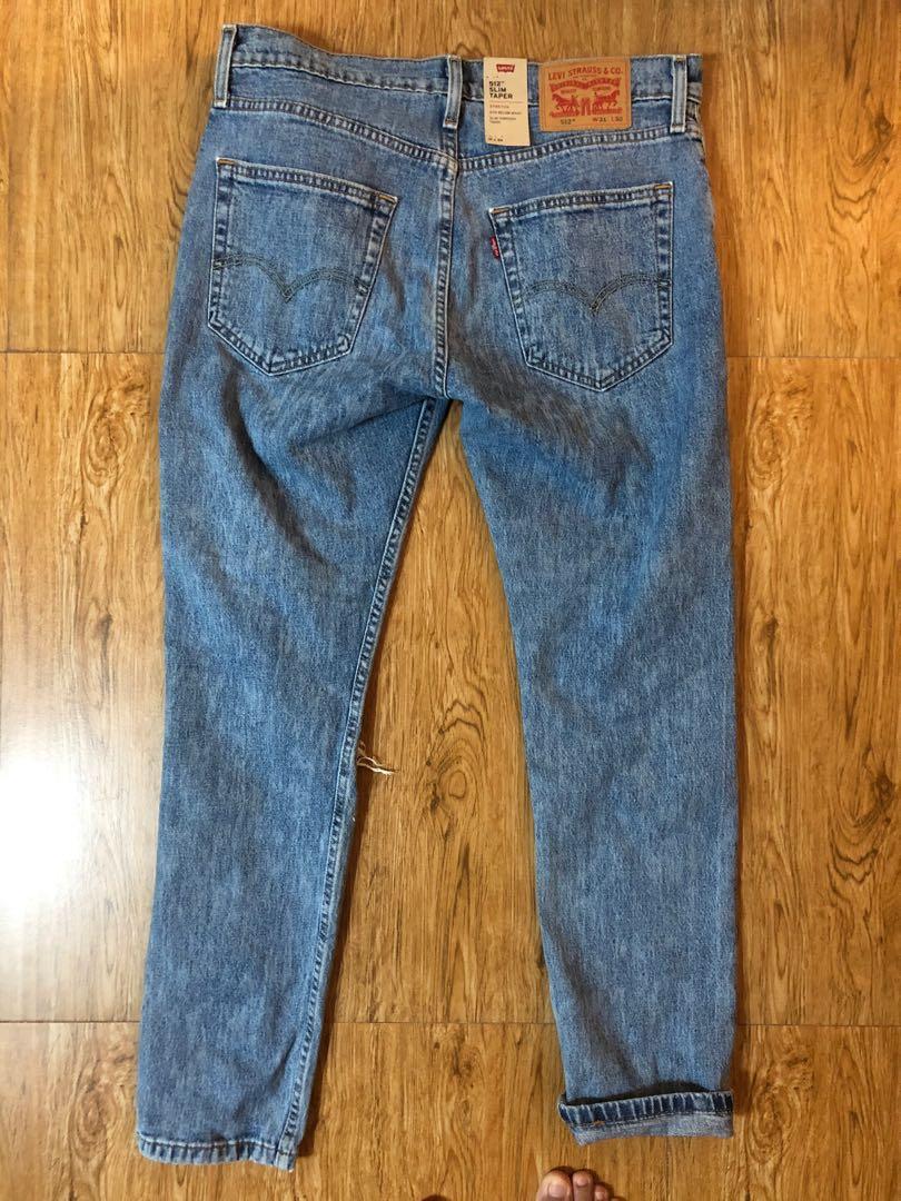 levis 512 blue jeans