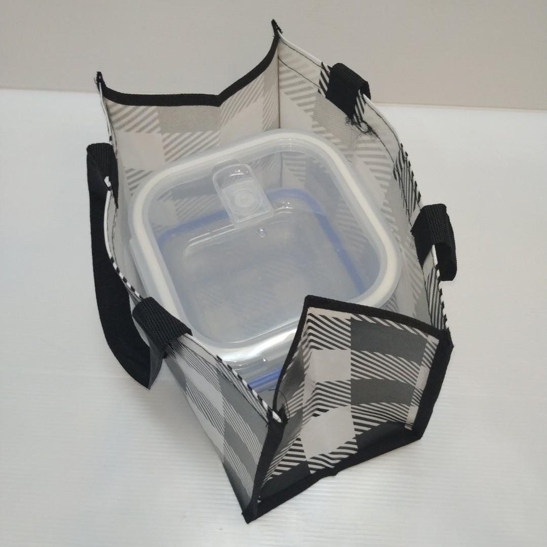 Lunch box bag Food Container Bag Assorted Design Style H20 W25 D14cm