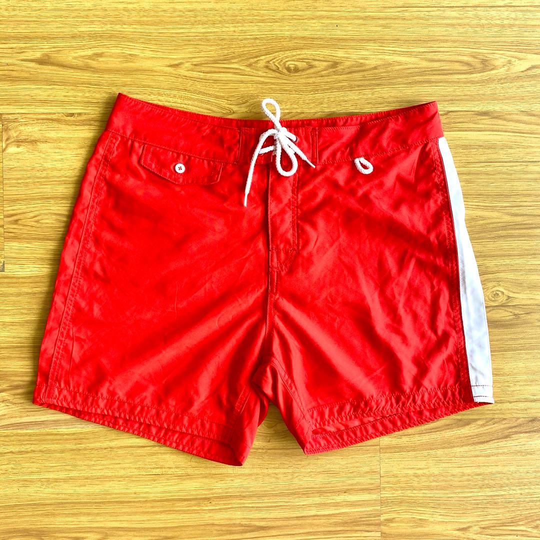 Men Red Shorts With Adjustable Waist Men Short Pants Men S Fashion Clothes Bottoms On Carousell