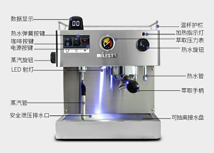 Milesto coffee machine