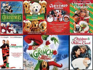 Mixed Christmas Movie DVDs