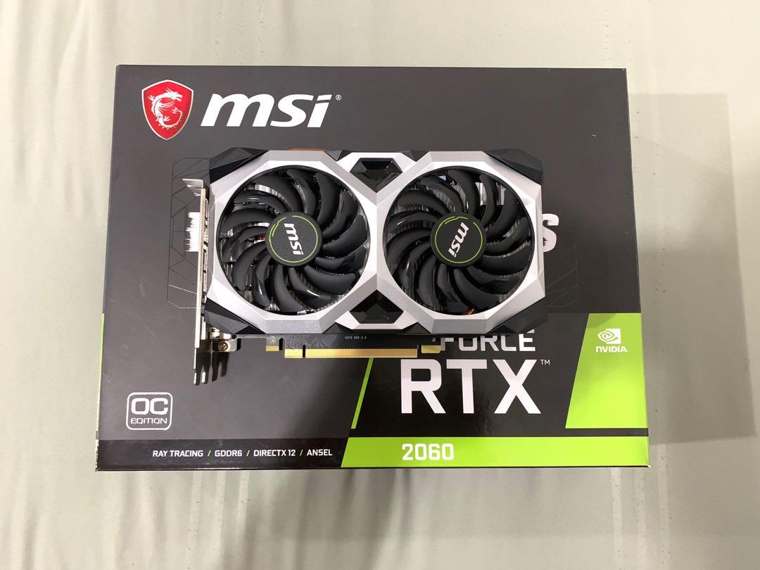 MSI GEFORCE RTX 2060 VENTUS XS 6GB OC GPU GRAPHIC CARD, Computers 