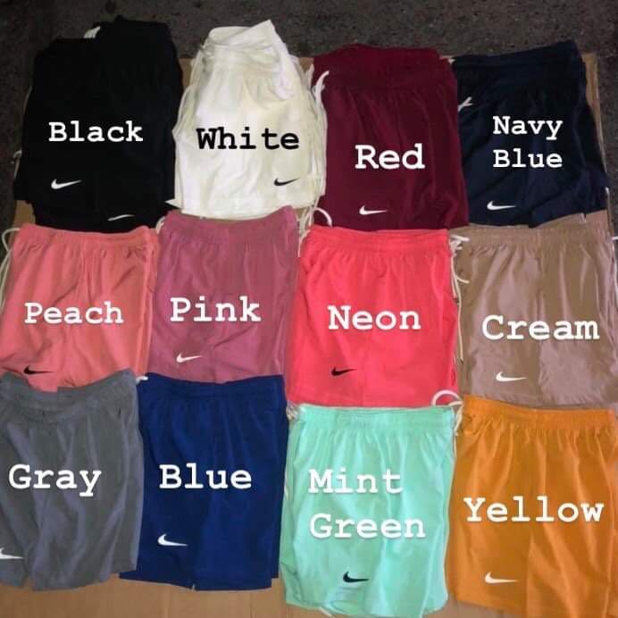 nike peach shorts