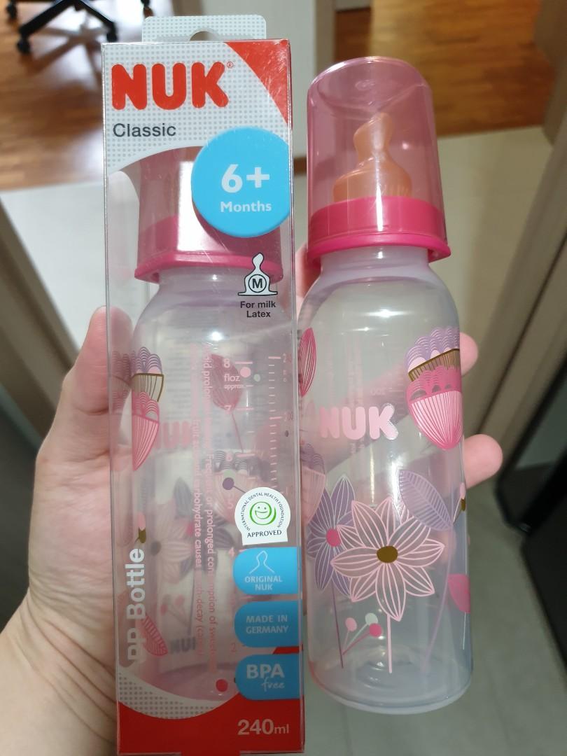 nuk 300ml bottles latex teat